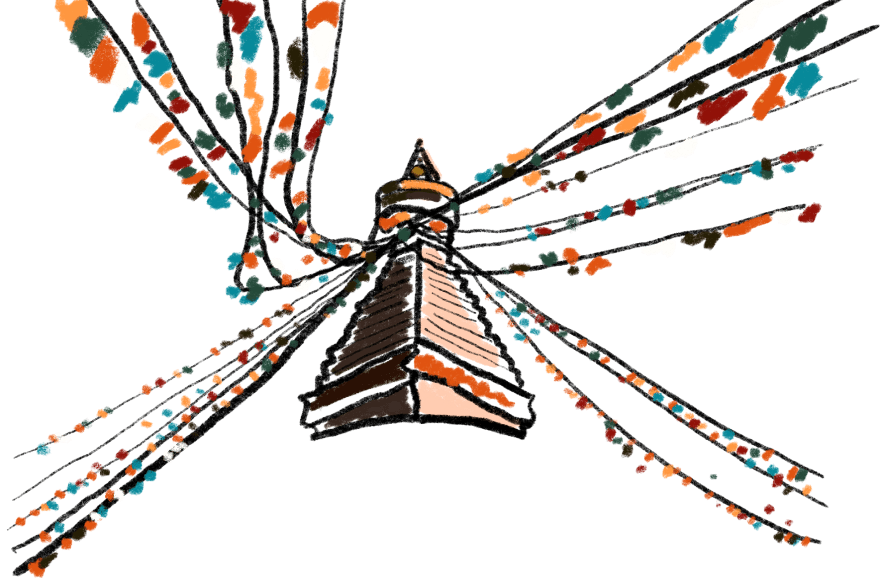 Temple illustration